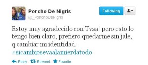 twitter de poncho de nigris