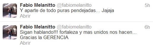 Twitter de Fabio Twitter de Fabio