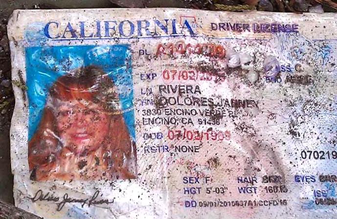 Licencia de conducir de Jenni Rivera