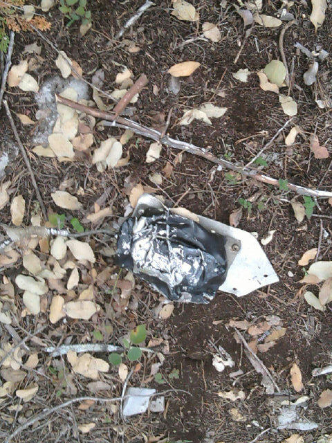 Restos del avión de Jenni Rivera