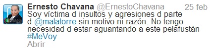 ERNESTO CHAVANA SIGUE