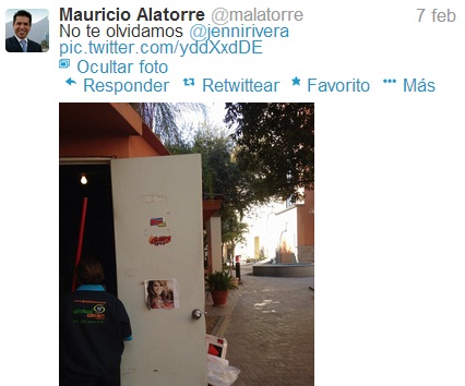 Jenni Rivera en puerta