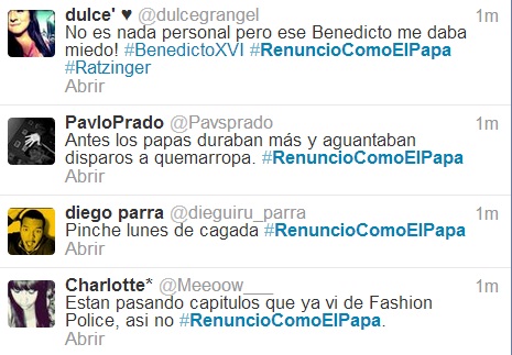 #Renunciocomoelpapa 4