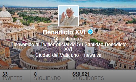 Twitter del papa