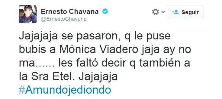 ernesto chavana señora etel